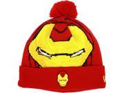 Iron Man Big Face Woven Biggie Knit Cap