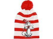 Dr. Seuss The Cat in the Hat Knit Hat with Pom