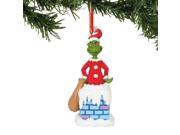 Dr. Seuss The Grinch Into the Chimney Musical Ornament, 4.5