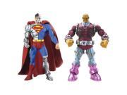 DC Universe Super Enemies Cybog Superman with Mongul Figure 2 per Package