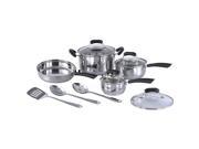 Stainless Steel 11 piece Cookware Set