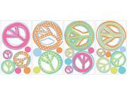 Peace Signs Peel Stick Wall Decals
