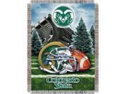 Colorado State Rams NCAA Woven Tapestry Throw Home Field Advantage 48x60