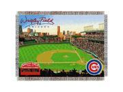 Chicago Cubs MLB Wrigley Field Triple Woven Throw