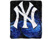 New York Yankees MLB Sherpa Throw Big Stick Series 50x60