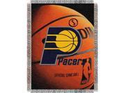 Indiana Pacers NBA Woven Tapestry Throw Blanket 48x60