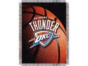 Oklahoma City Thunder NBA Woven Tapestry Throw 48x60