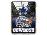 Dallas Cowboys NFL Woven Tapestry Throw Home Field Advantage 48x60