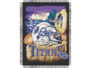 Tennessee Titans NFL Woven Tapestry Throw Home Field Advantage 48x60