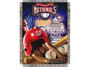 Washington Nationals MLB Woven Tapestry Throw Home Field Advantage 48x60