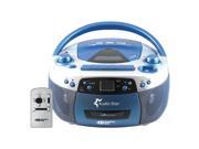 Hamilton Buhl AudioStar Boombox Radio CD USB Cassette Player with Tape and CD to MP3 Converter