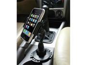 Macally mCup Adjustable Cup Holder for All Portable Devices in Vehicle Black
