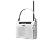 Sangean America PR D6WH PR D6WH AM FM Compact Analog Portable Radio