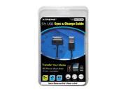 Xtreme 59901 Sync and Charge Cable Retail Packaging Black