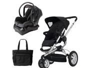 Quinny BUZZ3TRVSTM Buzz 3 Travel System in Black with Diaper Bag