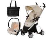 Quinny CV217BFY Zapp Xtra Folding Seat Stroller Travel system with diaper bag and car seat Natural Mavis