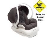 Maxi Cosi IC154BIZ Mico AP Infant Car Seat w Baby on Board Sign Devoted Black
