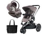 Quinny Buzz Xtra Travel System in Grey with Diaper Bag