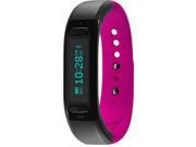 Soleus SF002 011 GO Fitness Band Activity Tracker Black Pink