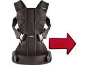 Baby Bjorn Baby Carrier One with LED Light Mesh Brown Black