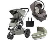 Quinny Buzz Xtra Travel System with Bassinet and Bag Natural Grey