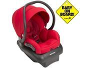 Maxi Cosi IC223CKT Mico AP Infant Car Seat w Baby on Board Sign Red Rumor