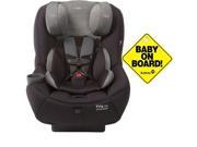 Maxi Cosi CC133APU Pria 70 Convertible Car Seat w Baby on Board Sign Total Black