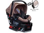 Britax B Safe 35 Infant Car Seat with Back Seat Mirror Sandstone