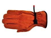 G F 6053L 3 Split Cowhide Leather Gloves with Ball Tape Straight Thumb Large 3 Pair
