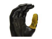 G F 8216S Cowhide Leather Thumb Guard with Finger Guard Sold Separately Small yellow