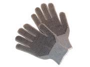 G F 14431M DZ 100 Percent Natural Cotton PVC Dots Gloves Medium 12 Pair