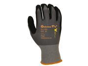 G F EndurancePro seamless Knit Nylon Gloves with Micro Foam Nitrile Grip coated Men s X Large Black