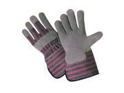 G F 5025 Extra Long Cuff 4 1 2 Inch Leather Palm Work Gloves Large