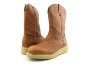 Georgia G5153 Wellington Wedge Mens Size 13 Brown Boots Work Leather Work Boots