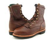 Men s Georgia Boots® 8 Work Lacer Boots WALNUT 9.5EE