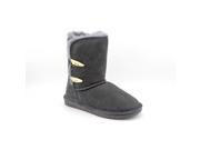 Bearpaw Abigail Womens Size 6 Gray Suede Snow Boots UK 4