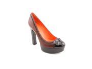 Via Spiga Jennifer Womens Size 9.5 Brown Platforms Heels Shoes New Display