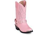 Durango BT668 Toddler Girls Size 3.5 Pink Wide Western Boots