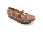 White Mountain Eureka Womens Size 9.5 Brown Nubuck Leather Mary Janes Shoes