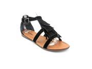 Minnetonka Maui Women US 8 Black Gladiator Sandal