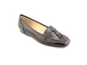 Enzo Angiolini Lovevine Womens Size 6 Black Wide Leather Loafers Shoes