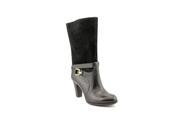 Circa Joan David Xenobia Womens Size 6 Black Suede Fashion Mid Calf Boots