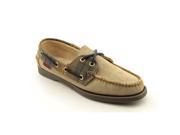 Sebago Spinnaker Womens Size 7 Tan Boat Moc Leather Boat Shoes New Display