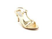 Touch Ups Anneka Womens Size 6.5 Gold Open Toe Gladiator Sandals Shoes