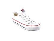 Converse All Star Ox Youth Boys Size 6.5 White Textile Sneakers Shoes