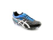 Asics Lethal Tigreor 4 Mens Size 10 Black Faux Leather Cleats UK 9