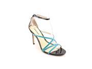 Charles David Morgan Womens Size 10 Blue Patent Leather Dress Sandals Shoes