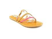 Roxy Mardi Gras Women US 10 Tan Flip Flop Sandal
