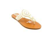 XOXO Rasel Women US 6 White Flip Flop Sandal