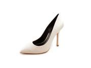 Boutique 9 Justine Womens Size 6 Ivory Animal Print Leather Pumps Heels Shoes